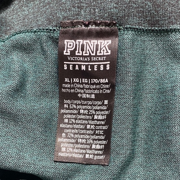 PINK Victoria's Secret Dark Teal Leggings - Picture 4 of 4